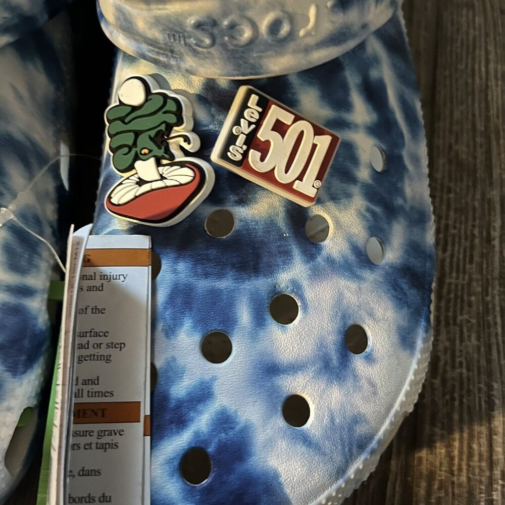 Levi's x Crocs Classic Clog Men's Size 12 Women’s 14 New, Limited Edition READ - Picture 7 of 7